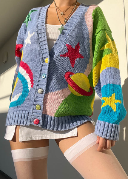 80's Space Cardigan (L)