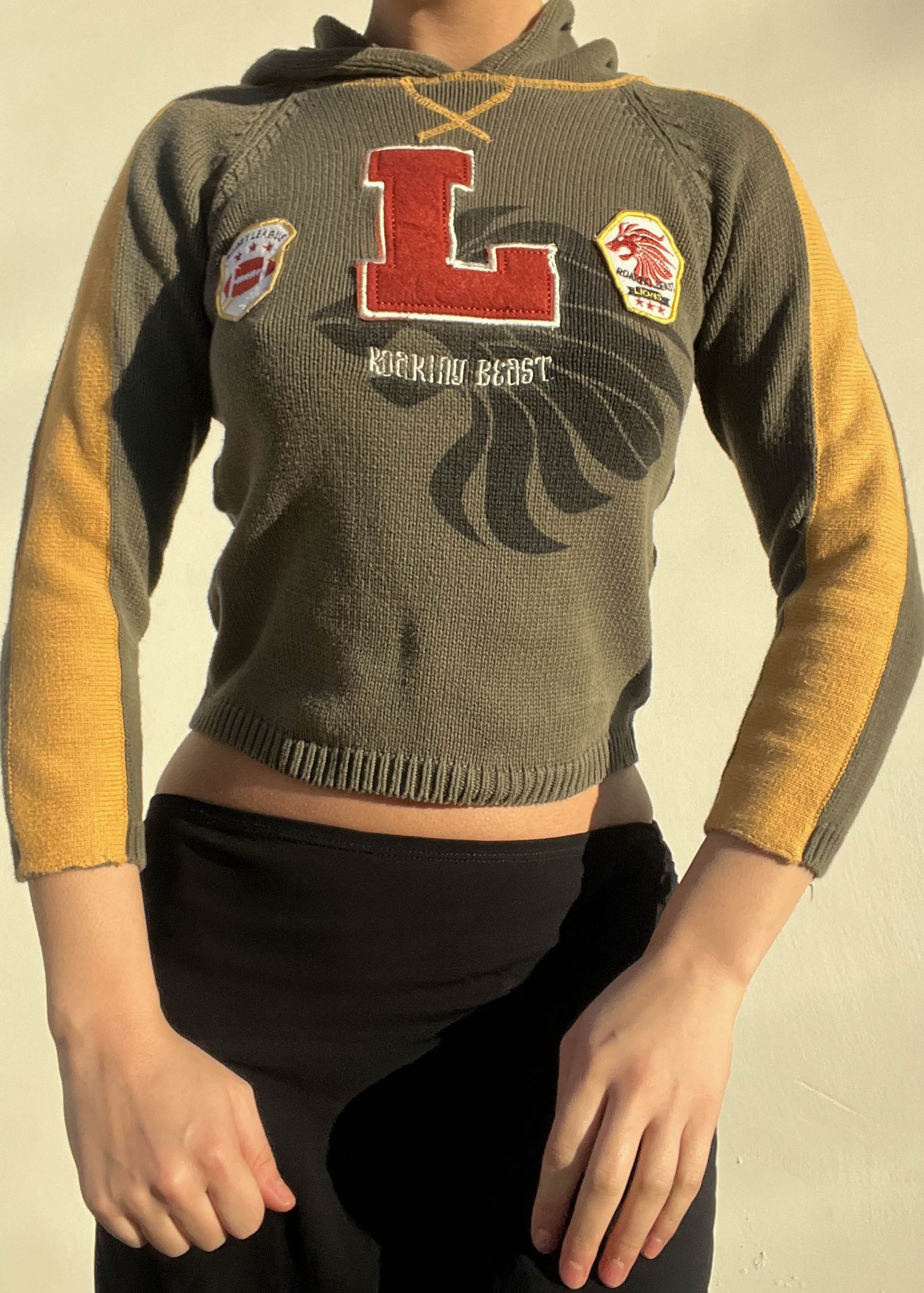 Landon Y2k Knit Hoodie (S)