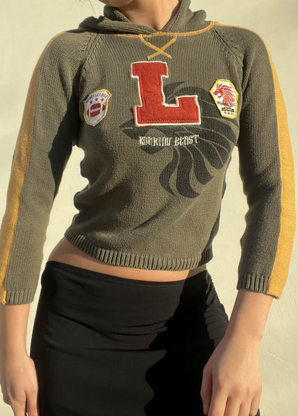 Landon Y2k Knit Hoodie (S)