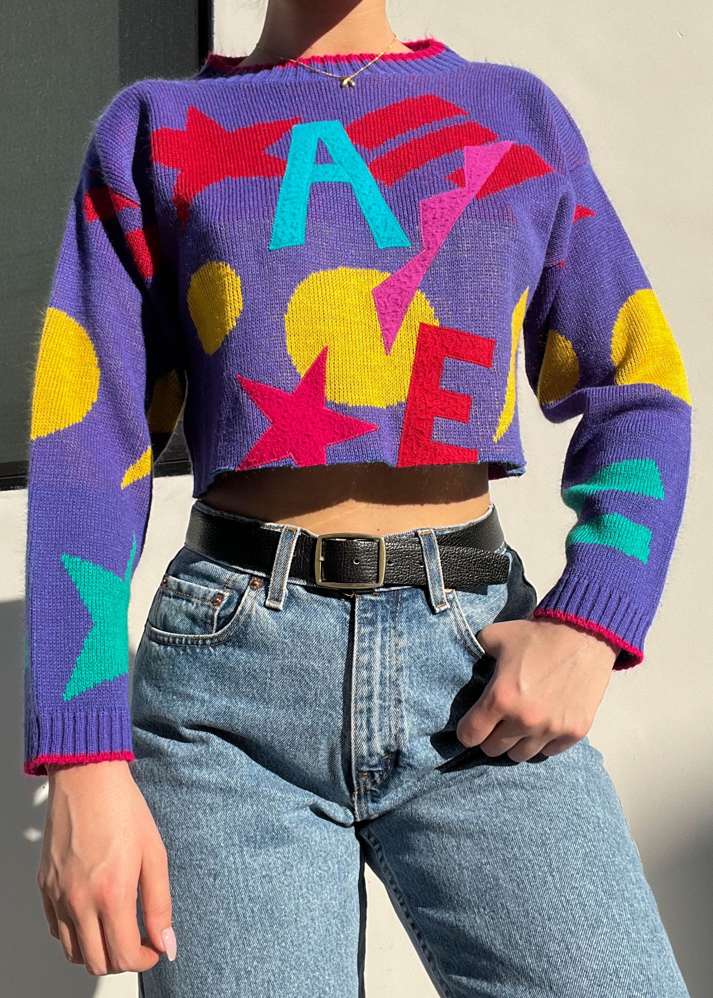 80's Statement Sweater (S)