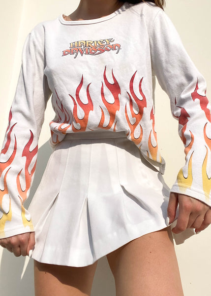 Harley Flame Graphic Long Sleeve  (M)