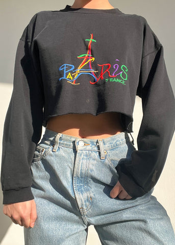 90's Paris Crewneck (S-M)