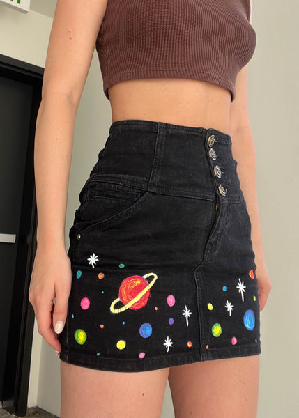 Y2k Galactic Guess Custom Skirt (26")