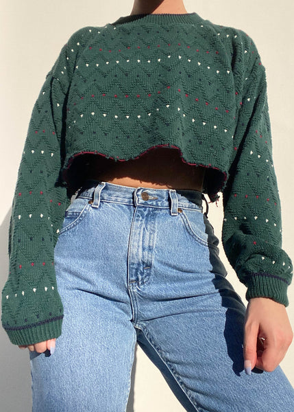 Forest Green 90's Knit (S-M)