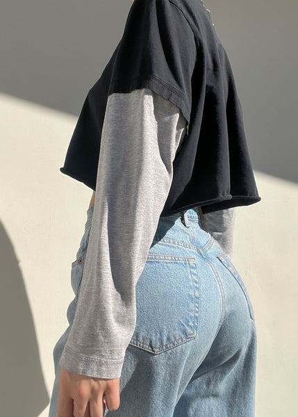 Baggy Layered Long Sleeve (S-M)