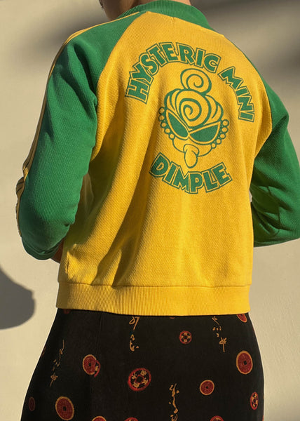 Green & Yellow Y2k Hysteric Jacket (S-M)