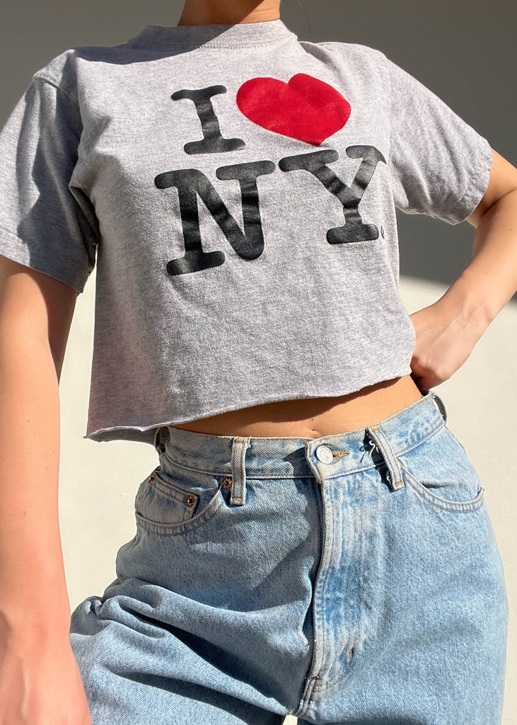 Love Ny Crop Top Y2k, Love Ny Shirt Y2k, Tee Shirt Love Ny