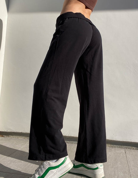 Y2k Black Lounge Pants (L-XL)