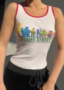 Y2k Sesame Street Graphic Tank (S)