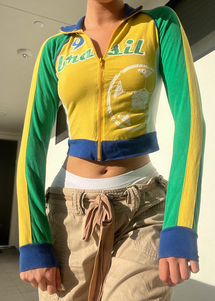 Y2k Sporty Brazil Jacket (S)