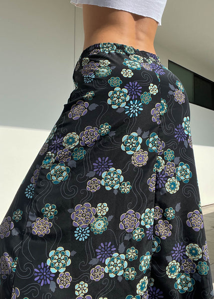 90’s Floral Maxi Skirt (M)