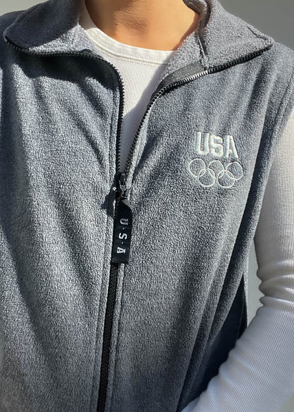 90's Olympic Fleece Vest (S)