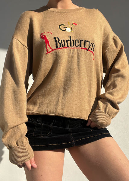 Vintage Burberry Golf Sweater (M-L)