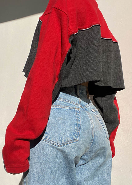 Ian 90's Red & Gray Long Sleeve (L)