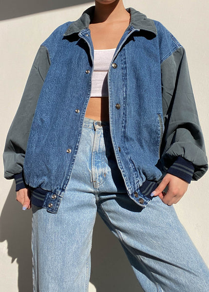 90's Arizona Color-Block Denim Jacket (S-L)