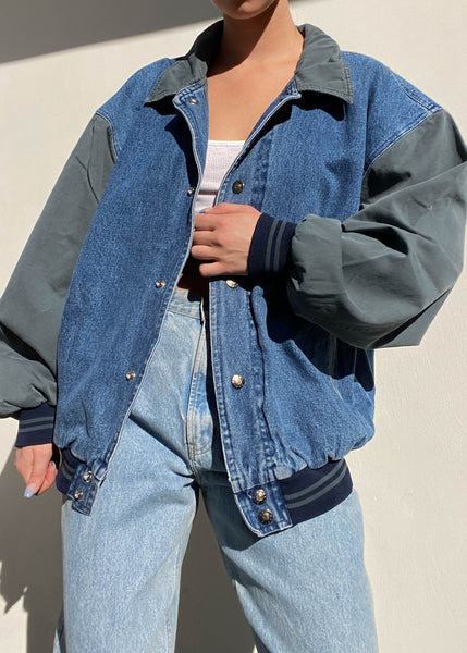 90's Arizona Color-Block Denim Jacket (S-L)