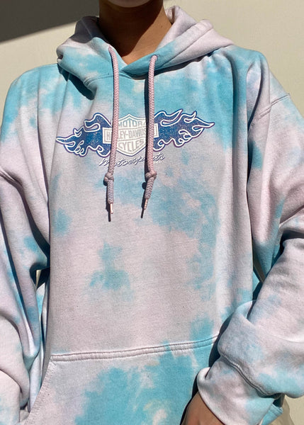 Cotton Candy Harley Hoodie (M)