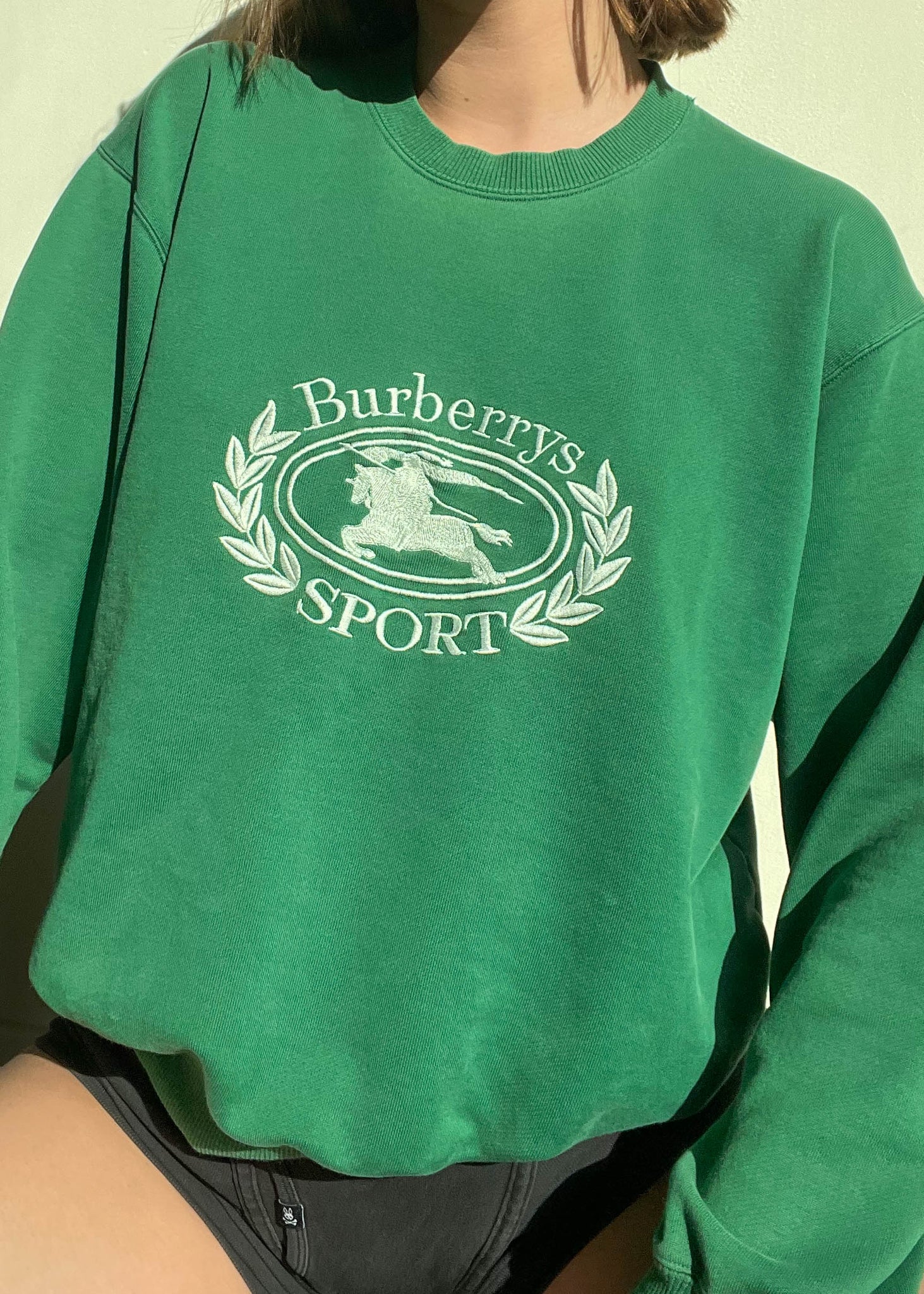 Burberry green sweater online