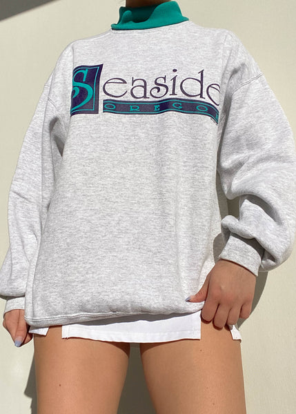 90's Seaside Layered Sweatshirt (L)