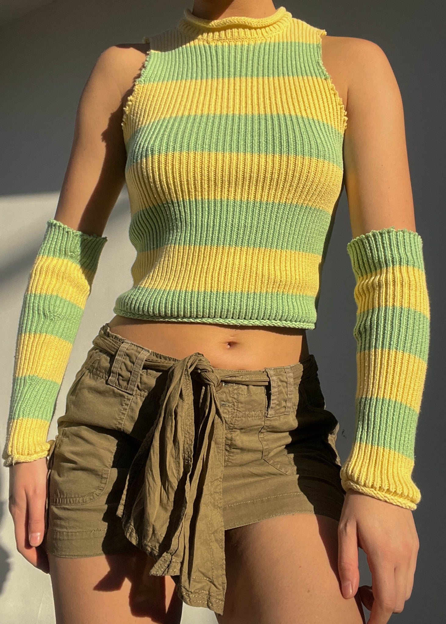 Y2k Custom Lemon Lime Top Set (S)
