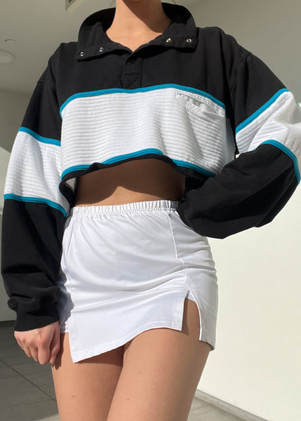 90's Sporty Color-Block Pullover (M-L)