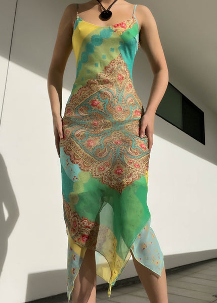 2000’s Mesh Print Midi (S)